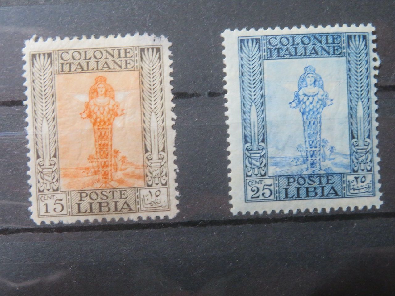 Alle Briefmarken: Italien Erithrea, Libia auf Steckkarte – Gebraucht aus Spreitenbach von heitersberg54 4