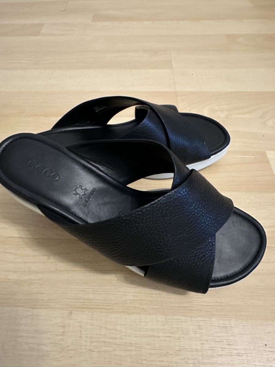 Ecco Scarpe da donna: ECCO Touch Plateau Wedge Slide Sandals Black – Usato da Weinfelden venduto da kam_jxz5 2