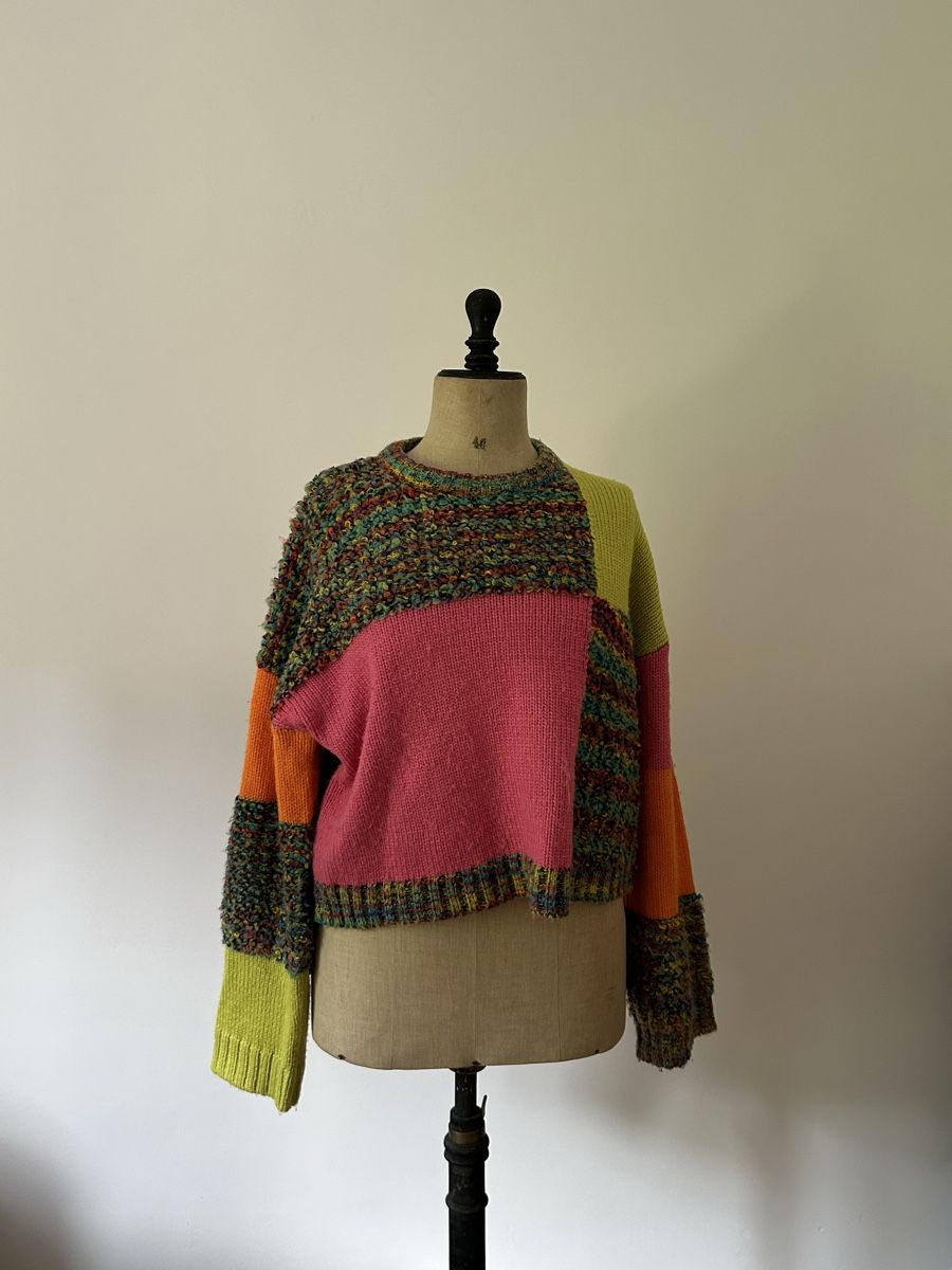 Pulls & Sweat-shirts: Pull The Ragged Priest multicolore patchwork taille M – Neuf (Voir description) à Geneveys-Coffrane par h3ll0punky