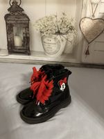 Disney Minnie Mouse Stiefeletten Gr. 28 – Schwarz/Rot