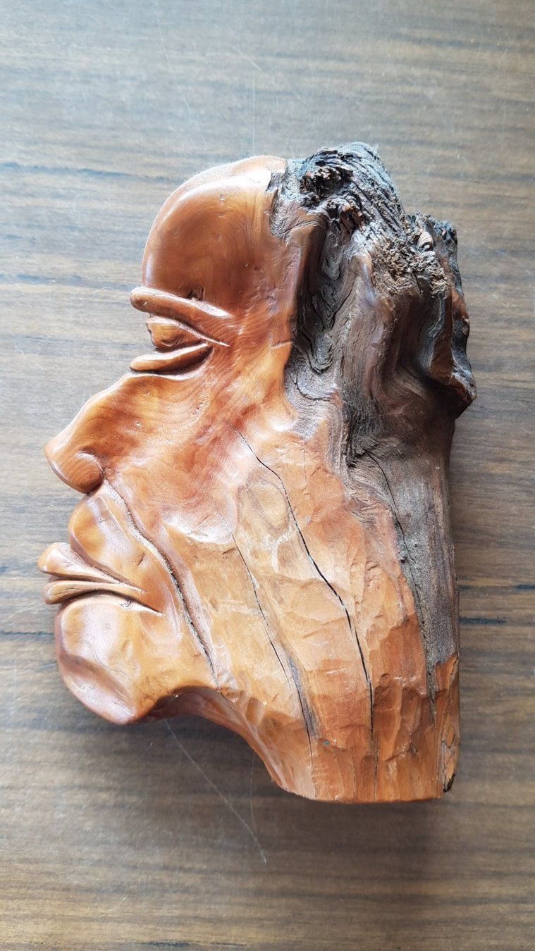Sculture & Statue: Skulptur Kopf geschnitzt – Usato da Mörschwil venduto da antiksalon 2