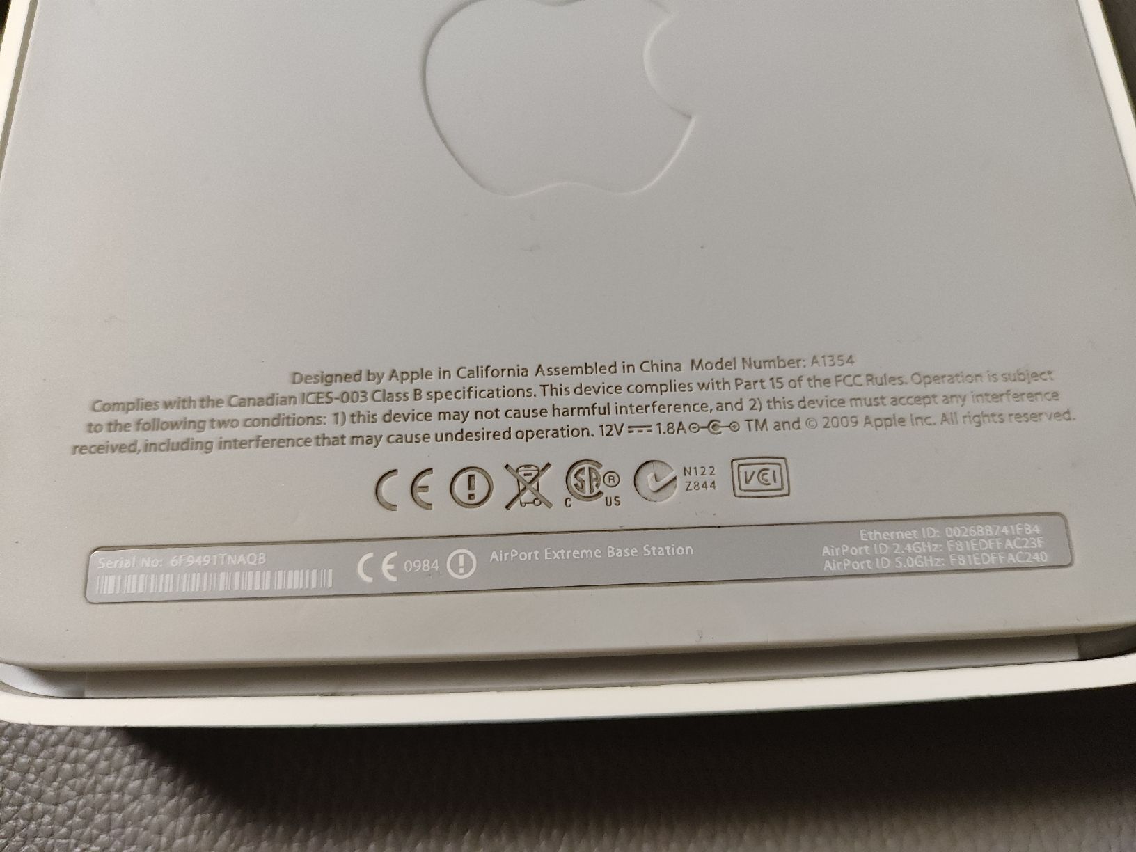 Apple Modems & Router: Apple Airport Extreme Base Station A1354 – Gebraucht aus Mülligen von vagos85 2