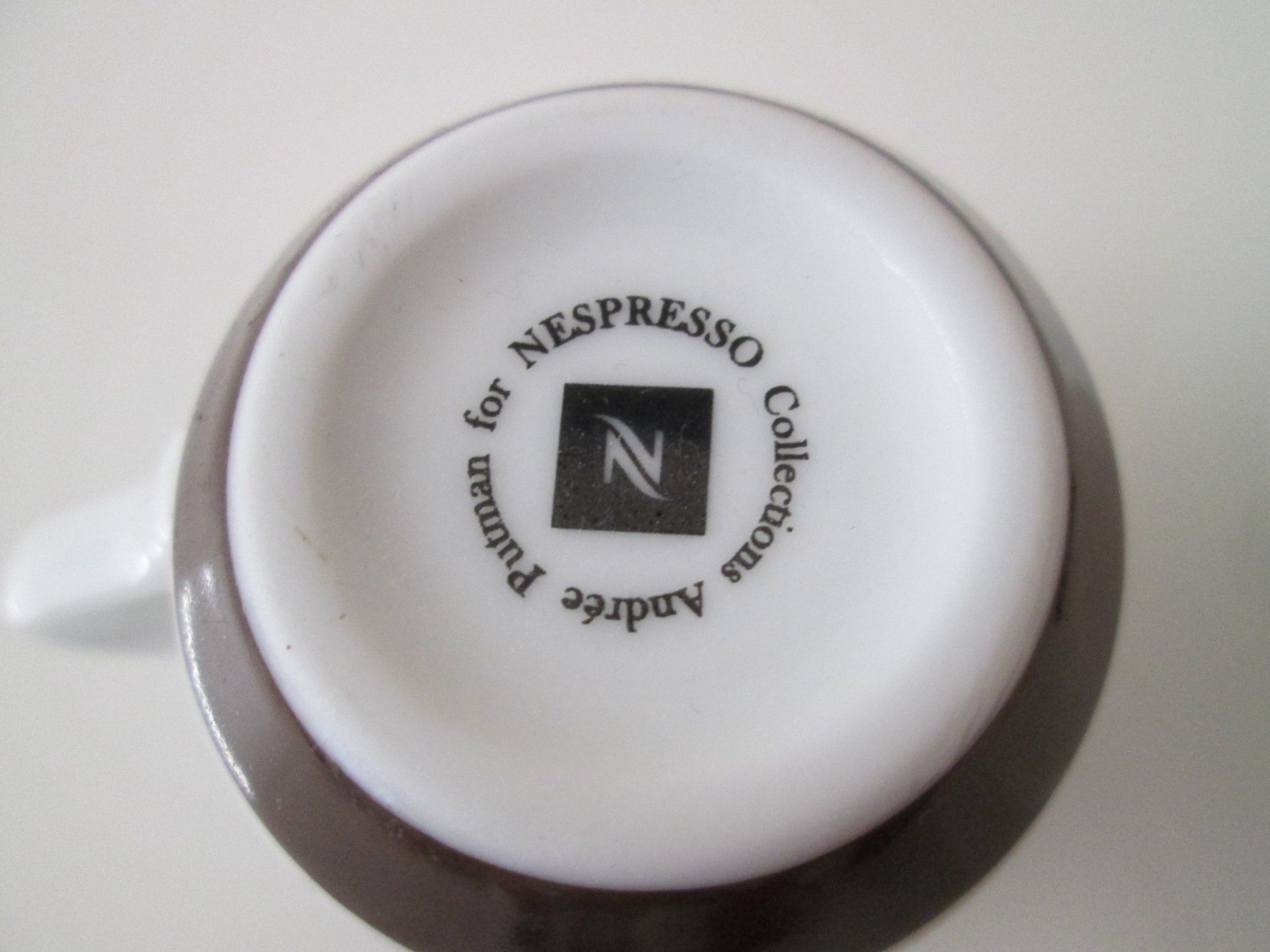 Nespresso Tazze: 4 Nespresso Kaffeetasse mit Unterteller -Ritual – Usato da Movelier venduto da KRASI61 5