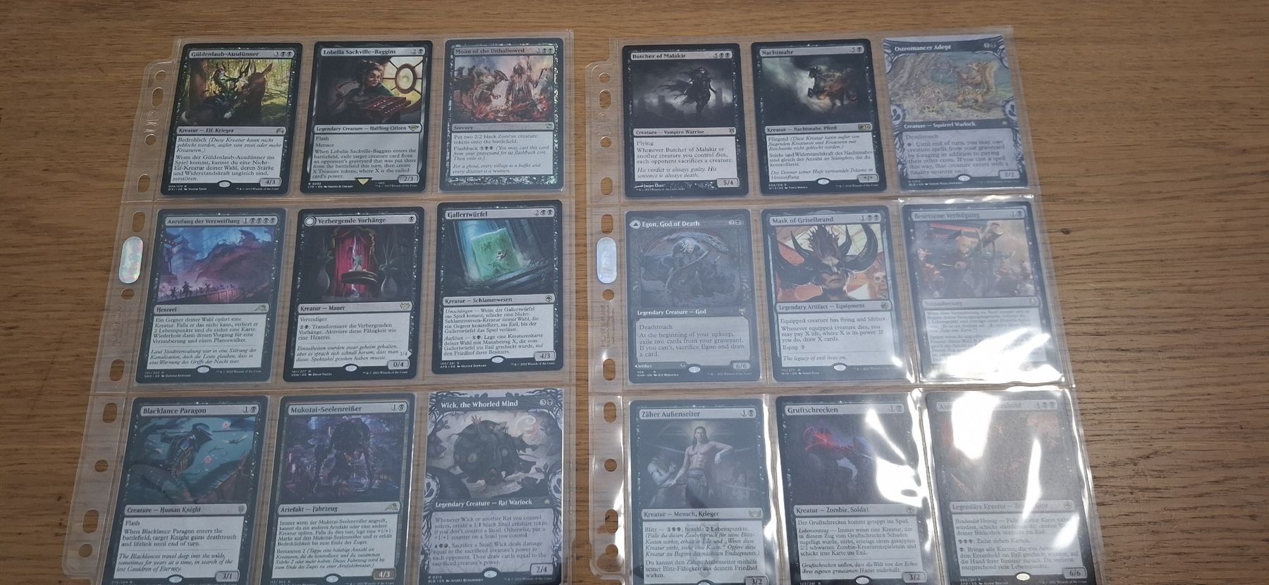 Magic The Gathering Carte collezionabili: Magic the Gathering Karten Bundle: Seltene Karten Schwarz  – Usato da Zürich venduto da rodney02