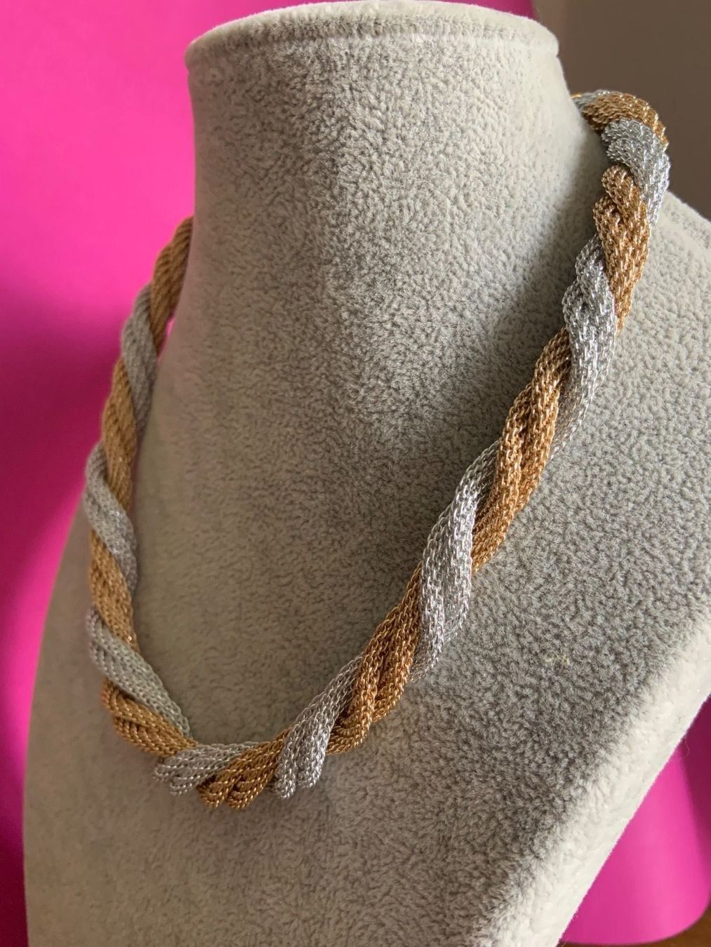 Catenine: Kordelkette silber/gold farben – Usato da Dittingen venduto da Bijoubelle 2