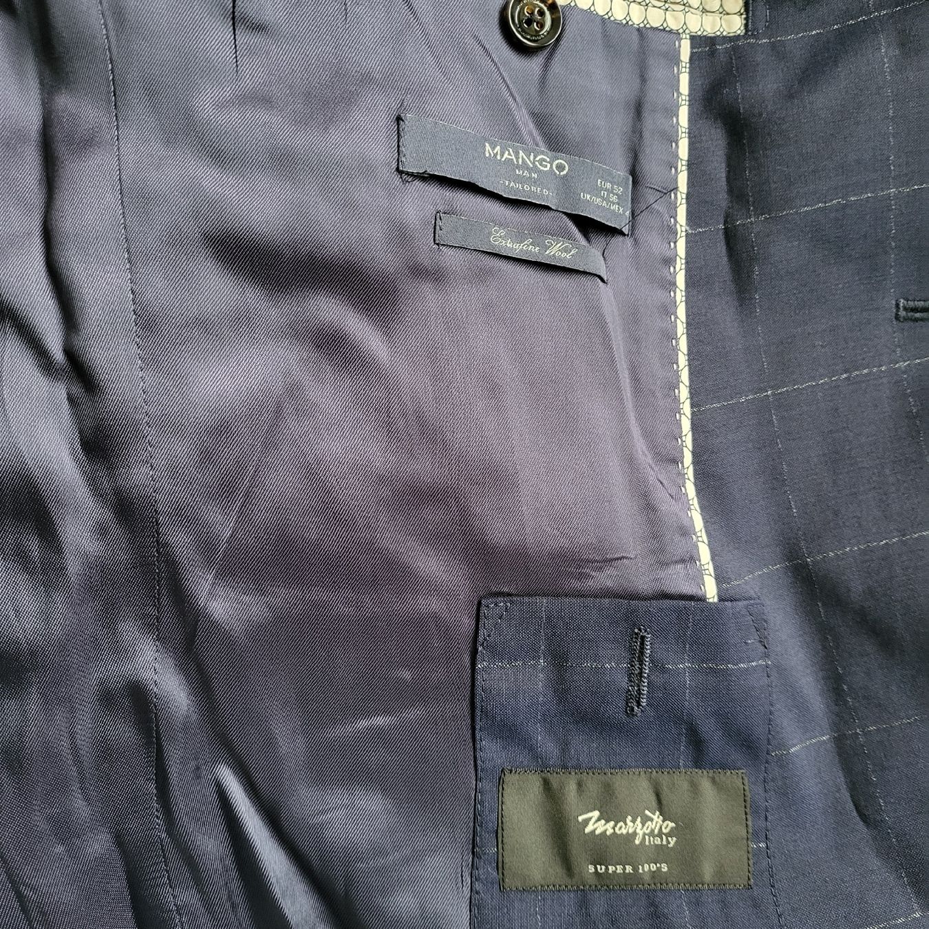 Mango Giacche: Blazer von Mango "Tailored" Super 100's, Gr. 52 – Nuovo (secondo la descrizione) da Rorschach venduto da mat_5zzq 3