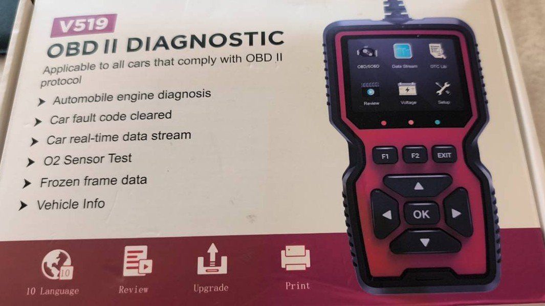Messen: V519 OBD2 Diagnosegerät / Fehlercode-Scanner – Neu (gemäss Beschreibung) aus basel von paps61