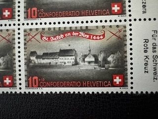 Alle Briefmarken: Pro Patria, 3 ABARTEN, gestempelt/postfrisch – Gebraucht aus Stallikon von HILDECH1 4