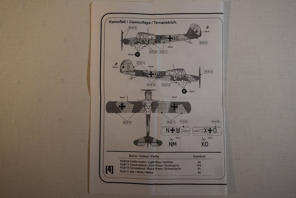 Artmaster 80193 Fieseler Fi 156C-1 Storch Resin Kit 1:87 (Neu (gemäss ...