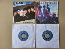 BLONDIE - 4 Vinyl Singles - 1978 bis 1982 - Musikboxfutter