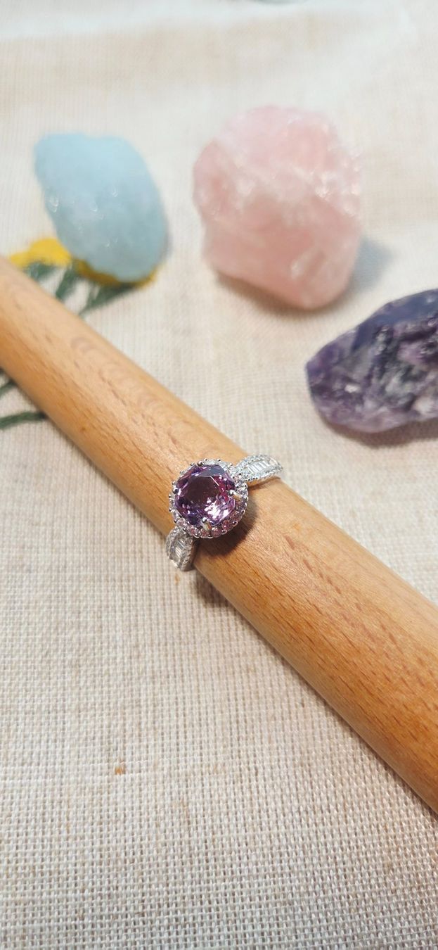 Anelli: NEW - S925 Amethyst Ring (Adjustable) – Nuovo (secondo la descrizione) da Zürich venduto da cin_wcf6 5