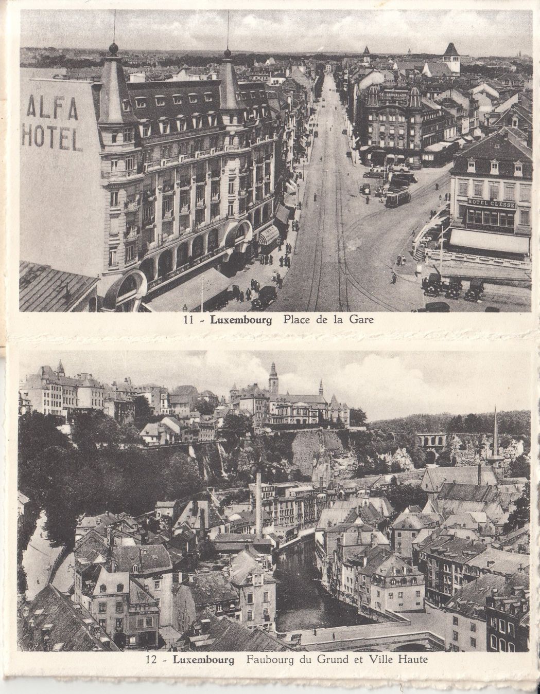 Cartoline postali: Luxemburg 4 Karten ca. 1940 – Usato da Bürglen TG venduto da StampGraf 1