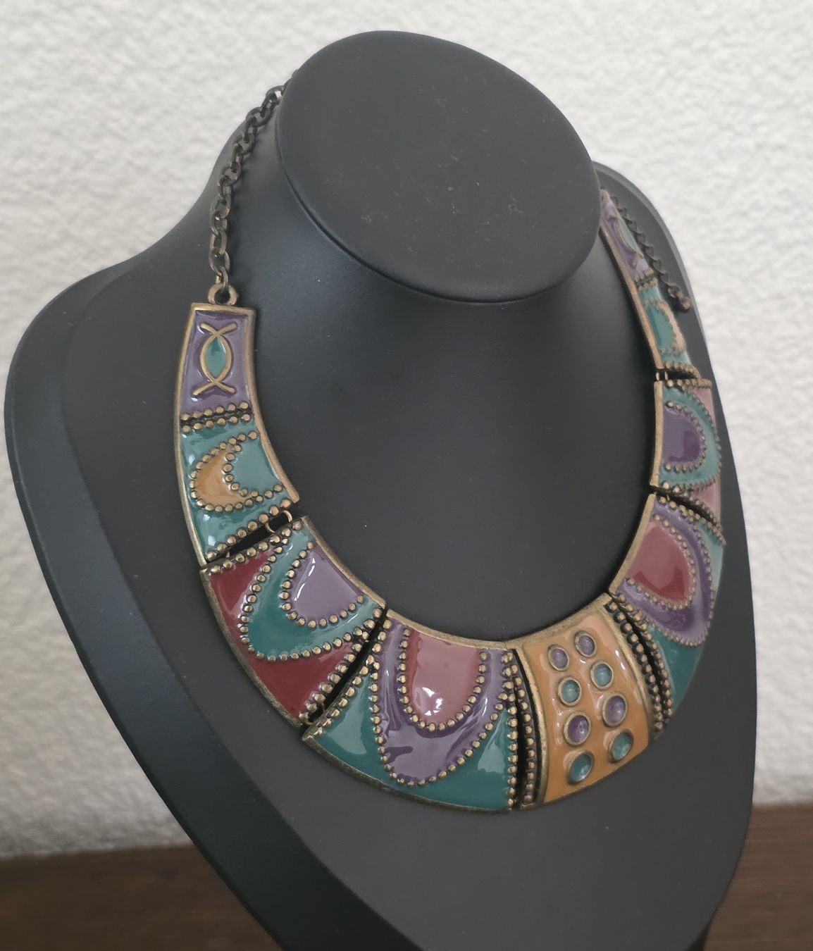 Colliers: Collier Statement Bunt Metall – D'occasion à Rheinsulz par Gilea 3