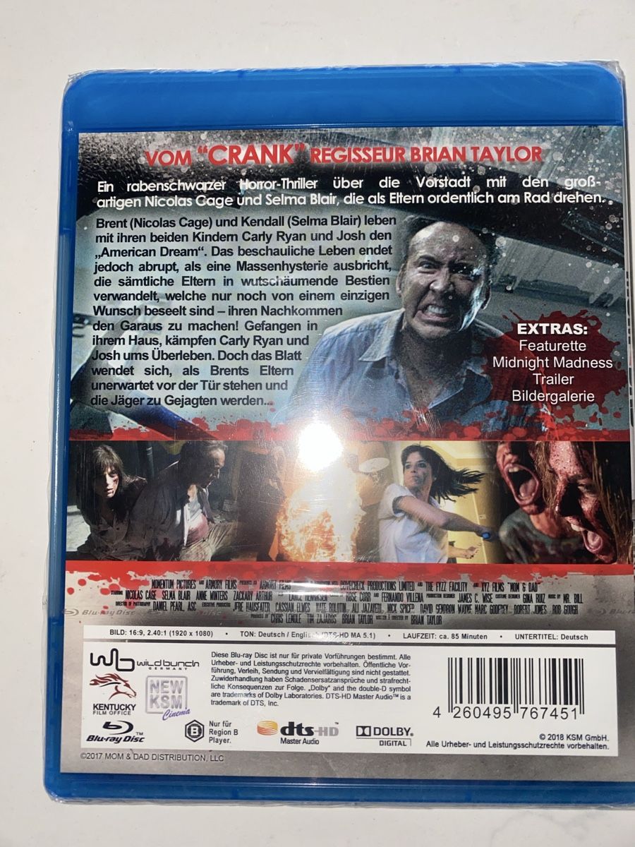 Tutti i DVDs: Mom and Dad Blu-ray – Nuovo e nell'imballaggio originale da Rüschlikon venduto da Granulat204 1