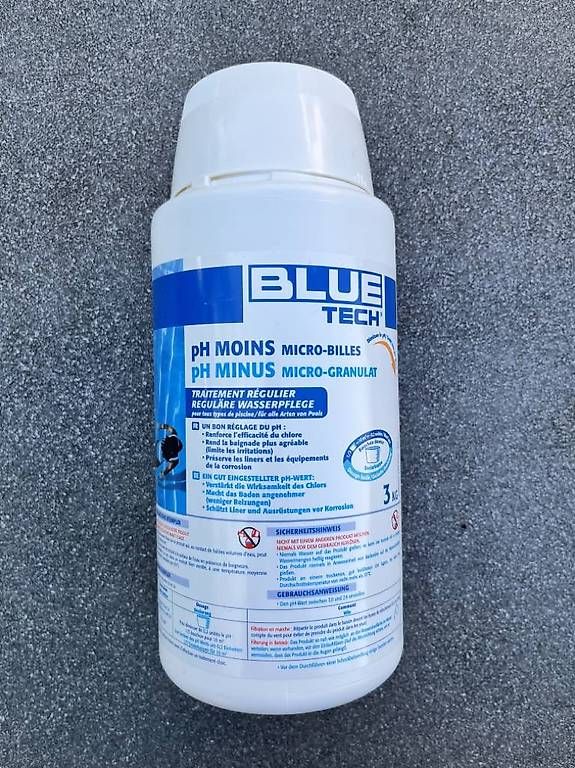 Piscine: pH Minus Micro Granulat 3kg von BLUE TECH – Nuovo e nell'imballaggio originale da Bösingen venduto da Mike2058blau