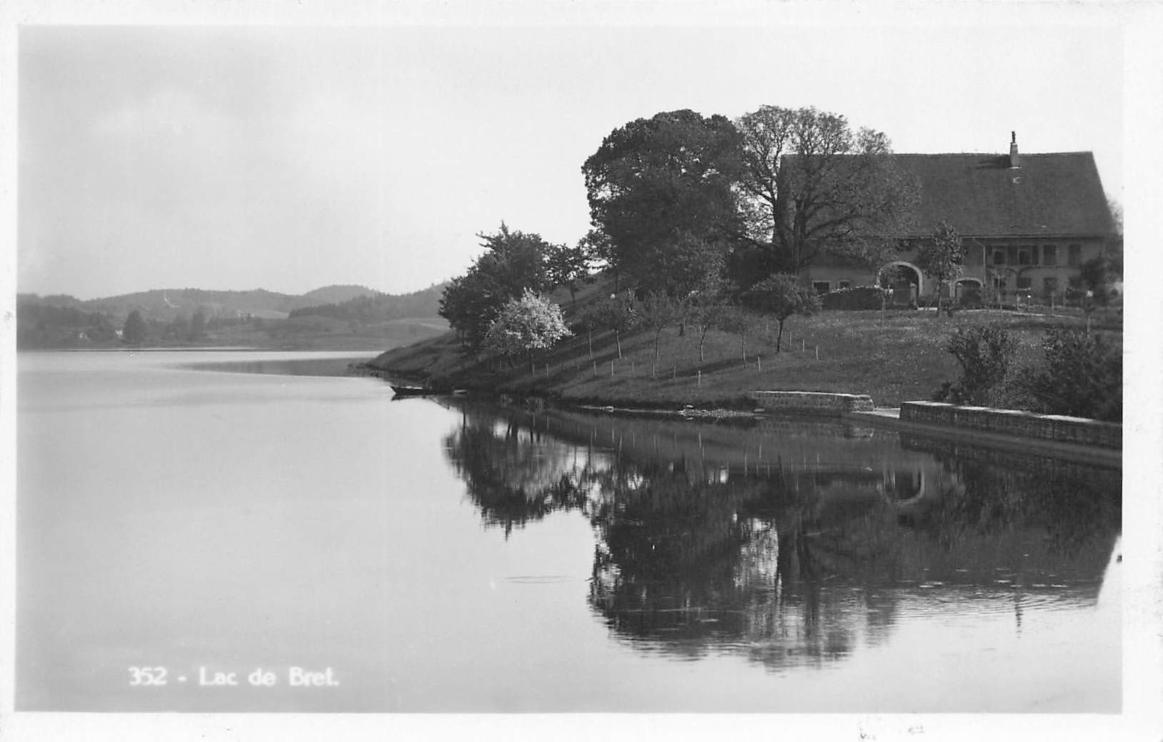 Cartoline postali: Lac de Bret Puidoux – Usato da Biasca venduto da Blenio71