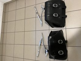 HARLEY DAVIDSON borse laterali per softail