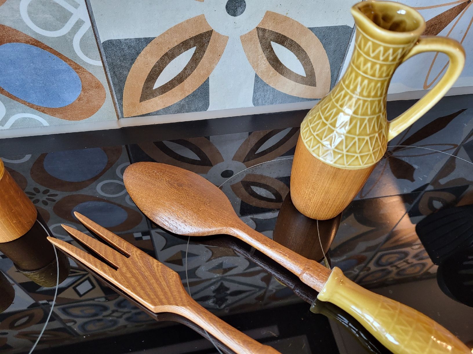 Set di posate: Ensemble à salade scandinave de 1967 – Usato da Vevey venduto da oldiz 6