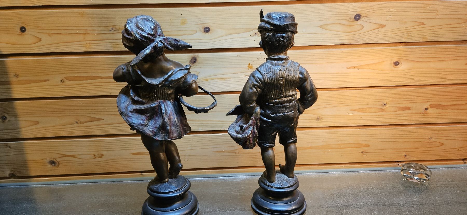Statuette: Antike Bronzefiguren Kinderpaar – Usato da Bözberg venduto da L-G 4