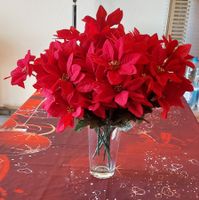 3 Stk. Weihnachtsstern Gesteck *Neu & Originalverpackt*