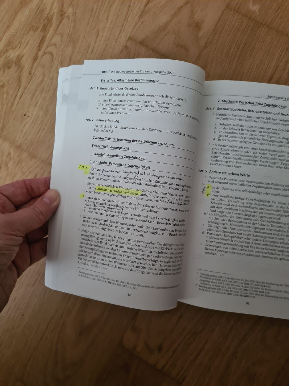Bücher: Die Steuergesetze des Bundes 2026  – Gebraucht aus Horw von Mirii91 2