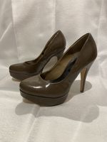 Lack-Pumps braun Grösse 38 gebraucht