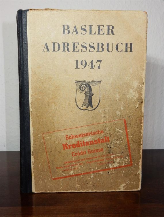 **BASLER ADRESSBUCH 1947** (Gebraucht) in zürich für CHF 55 – mit ...