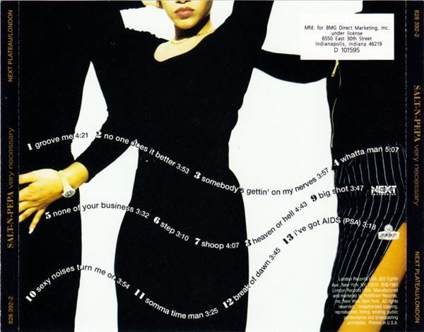 CD: Salt 'N' Pepa – Very Necessary – Usato da St.Gallen venduto da jalamusic 1