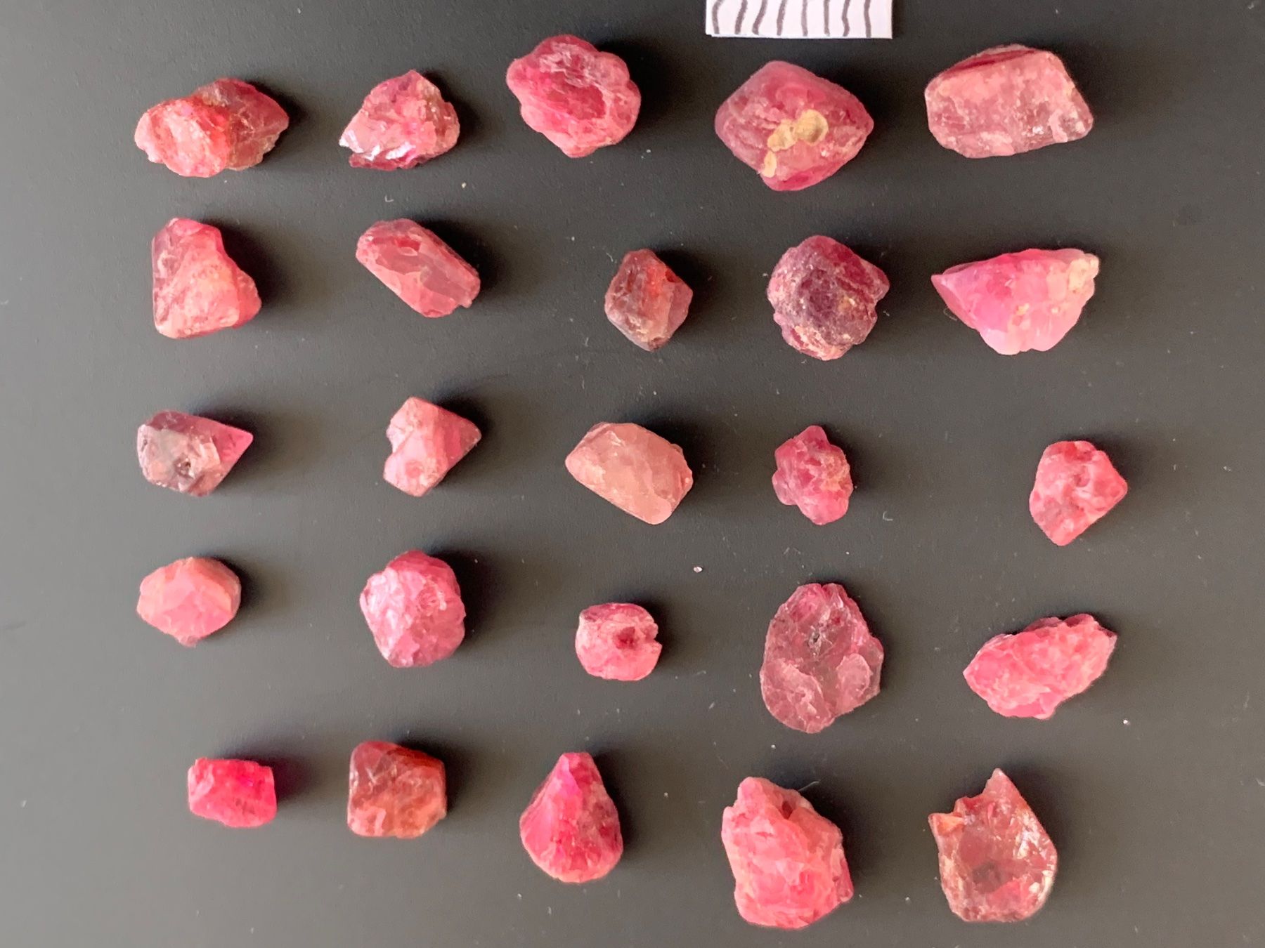 Edelsteine: 25 burmesische rohe Rubine – Gebraucht aus Aarau von chuckschweiz 1