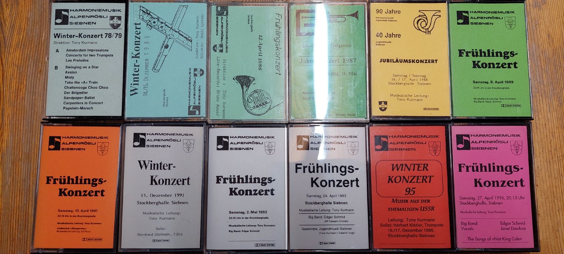 Musicassette: HARMONIEMUSIK ALPENRÖSLI KONZERTE VON 1978-1996 – Usato da Vorderthal venduto da Alpengaudi