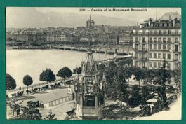 Genève et le Monument Brunswick, ungelaufen, ca. 1910