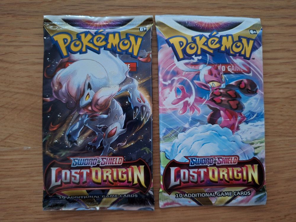 Pokemon Lost Origin Booster Packs EN 2x (Neu und originalverpackt) in ...