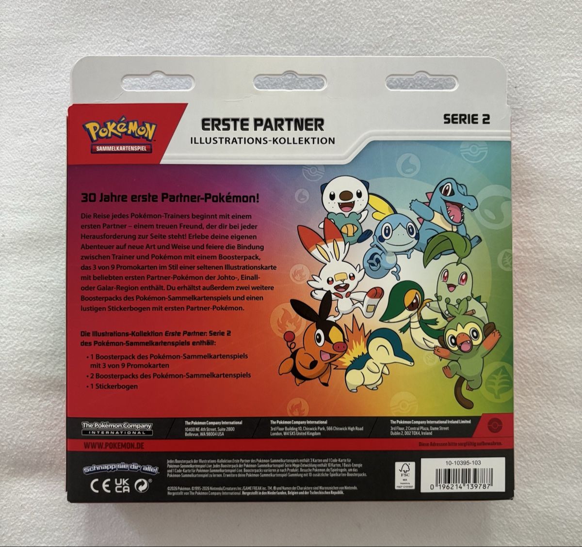 Pokémon Sammelbilder & Trading cards: Pokemon Erste Partner ILLUSTRATIONS-KOLLEKTION Serie 2 – Neu und originalverpackt aus Mülligen von atwag 1