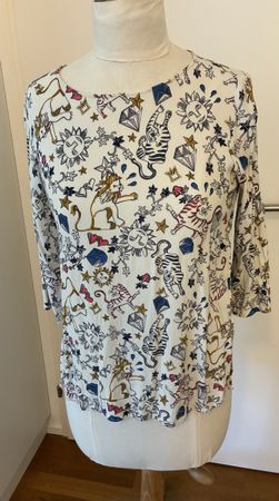 Bluse Lieblingsstück Viskose gemustert Grösse 36