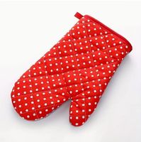 NEUER Backhandschuh rot-weiss Polka dot - 807104