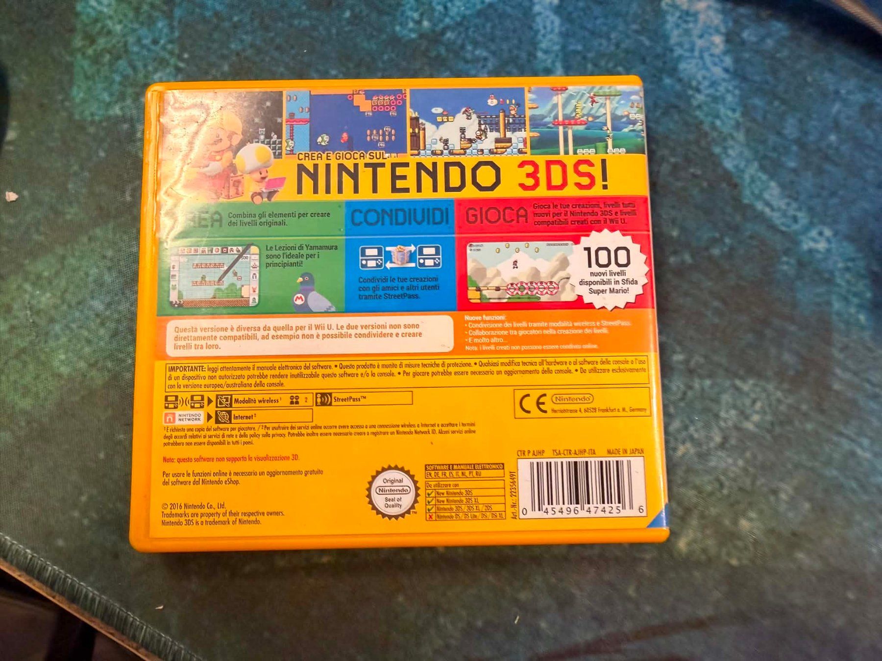 Nintendo Giochi: Super Mario Maker Nintendo 3DS – Usato da Giubiasco venduto da Ticinerd 2