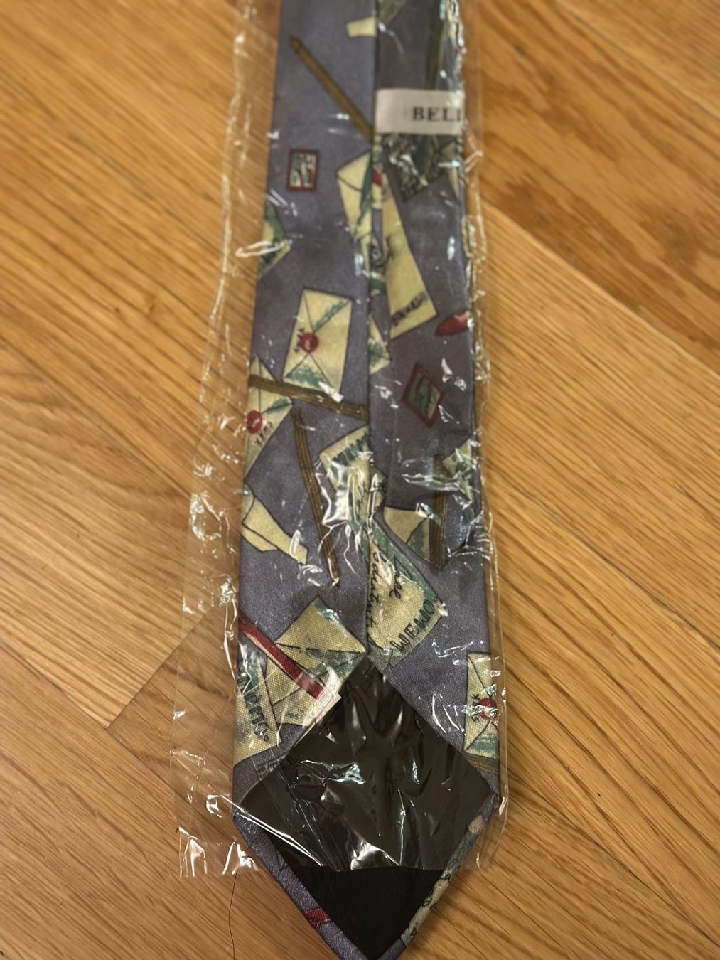 Cravatte: Krawatte Bellini blau gemustert original verpackt – Nuovo e nell'imballaggio originale da Rothenburg venduto da wer_g9fd 4