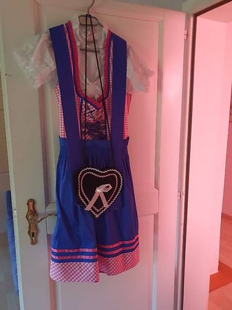 Dirndl Trachtenkleid, Gr. 42 Top Zustand
