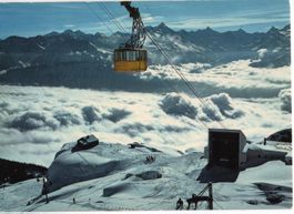MONTANA-CRANS telépherique du glacier de la Plaine-Morte