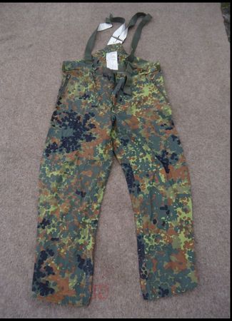 Bundeswehr Nässeschutz  Hose flecktarn