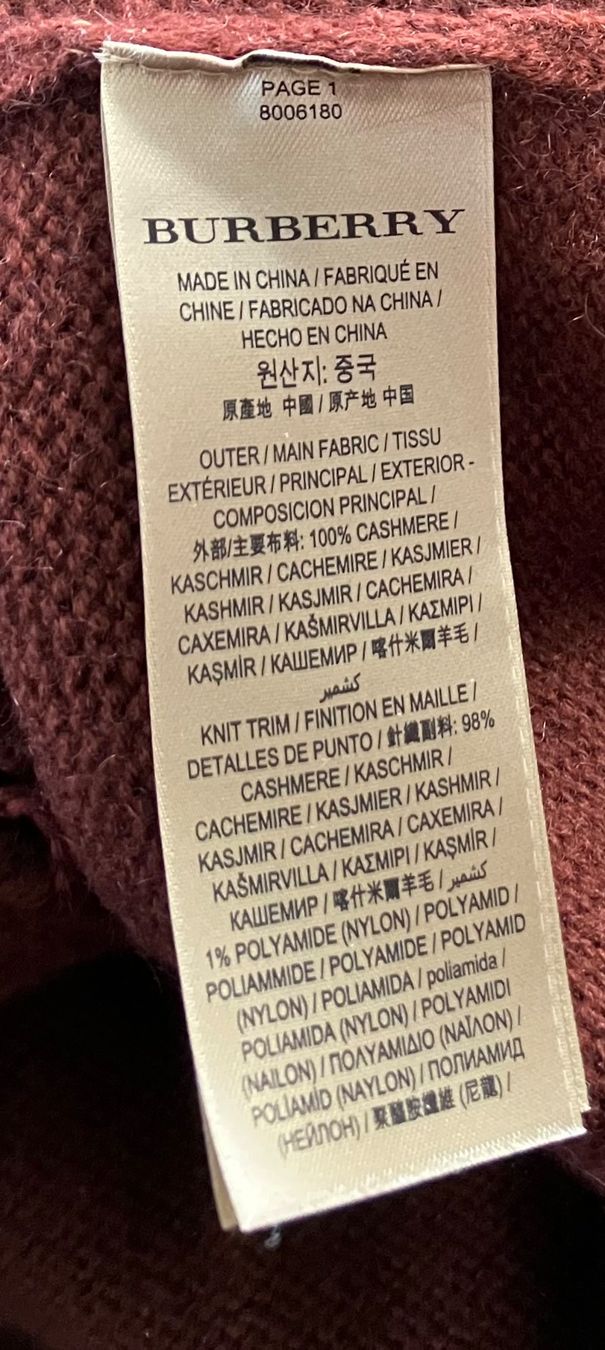 Burberry Giacche: Burberry Kaschmir Strickjacke Gr.M – Usato da Unterägeri venduto da Jutka_04 4