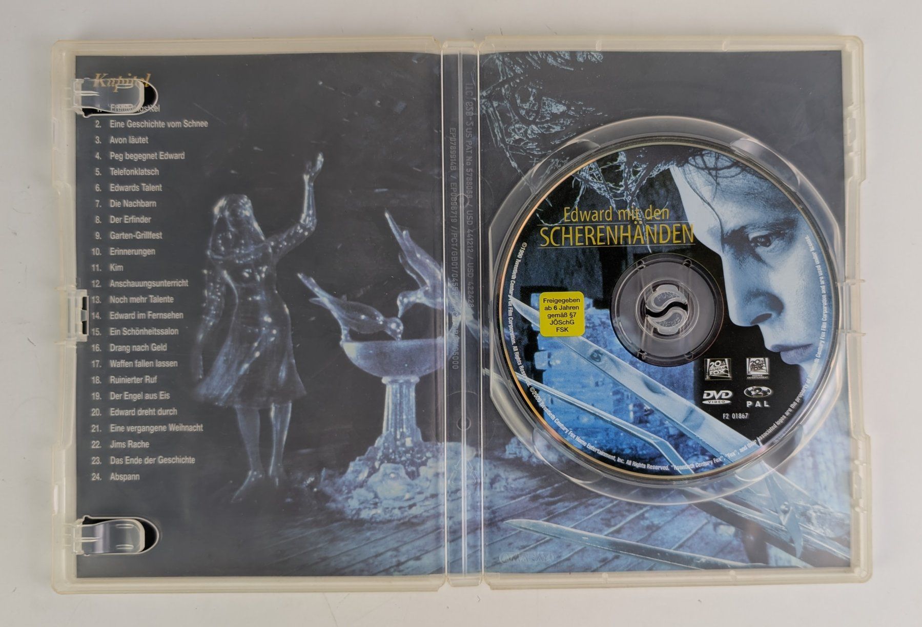 Tutti i DVDs: Edward mit den Scherenhänden DVD - Johnny Depp Klassiker – Usato da Zürich venduto da axolottchen 3