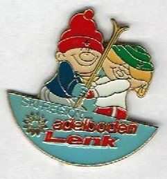 Plaketten & Abzeichen: Adelboden-Lenk Skiregion – Gebraucht aus Hinterkappelen von Schampus
