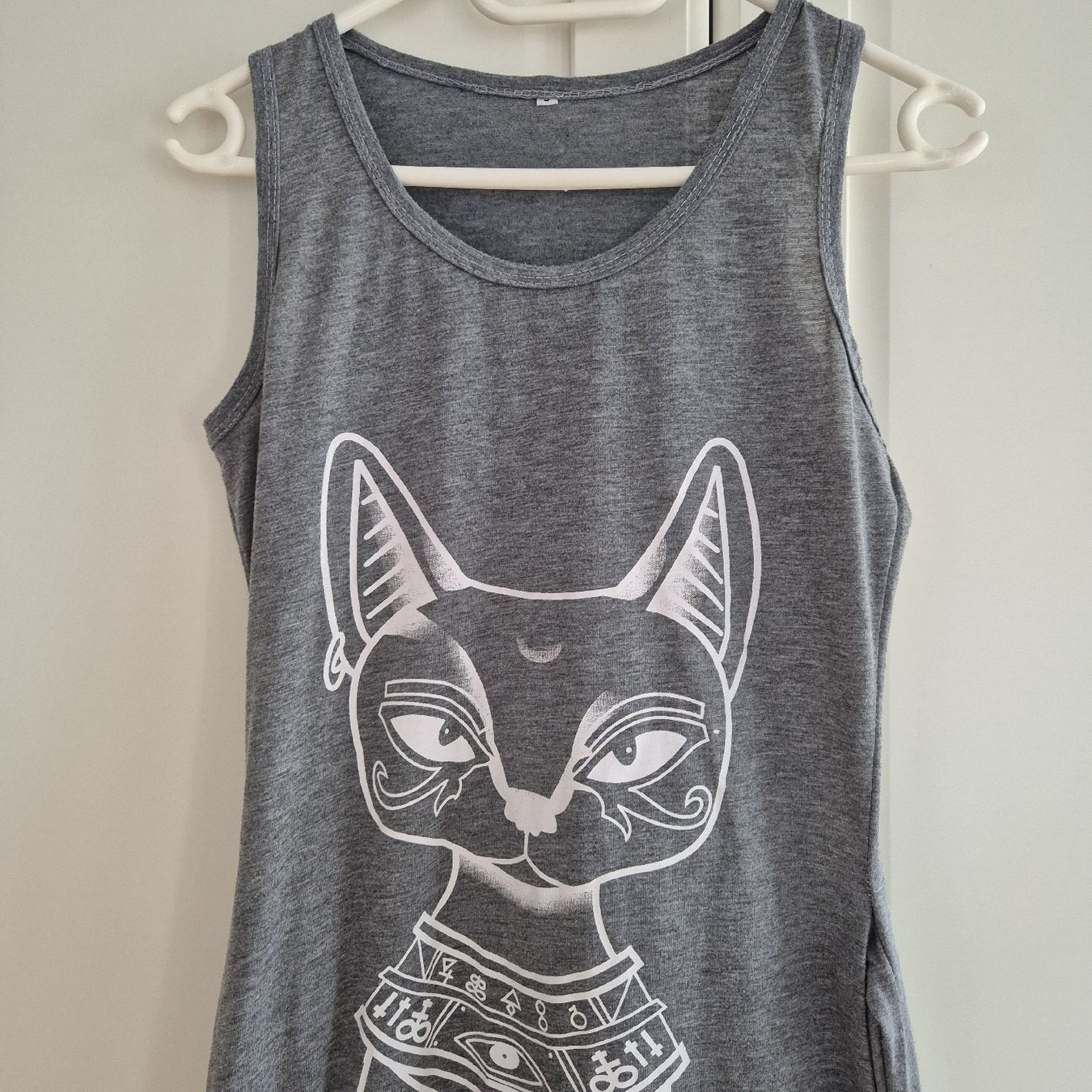 Vestiti: Maxikleid mit Katzenprint, Sphinx – Usato da Winterthur venduto da inkidaria 2