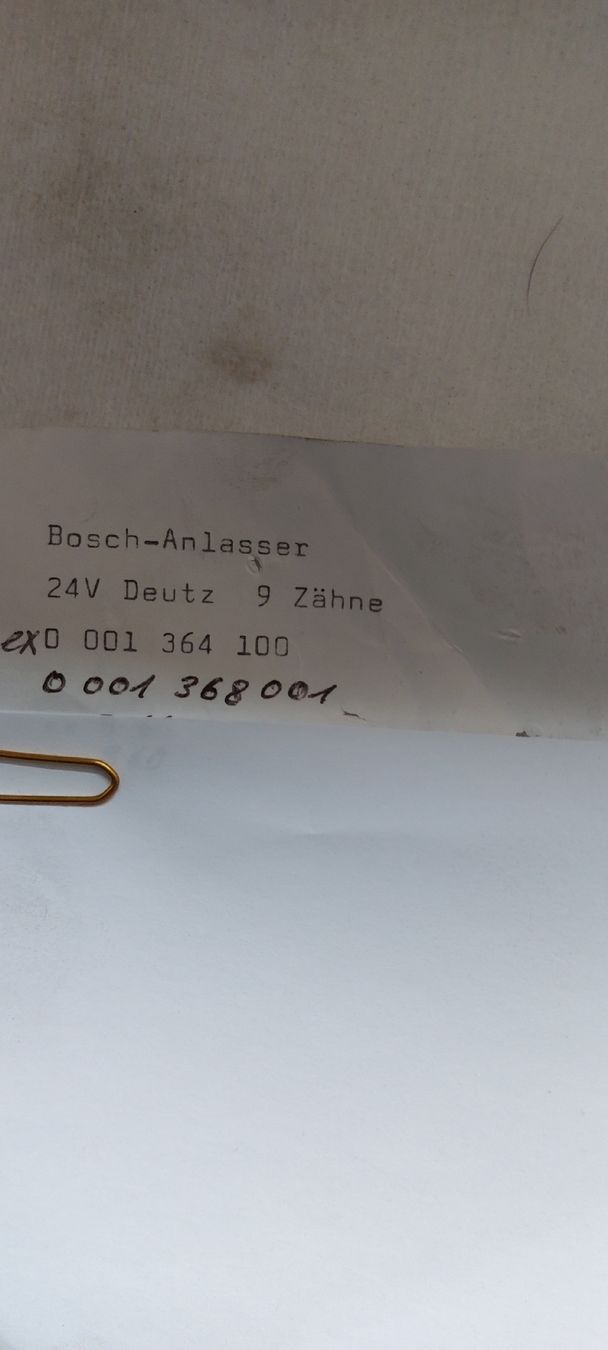 Sonstiges Fahrzeugzubehör: Anlasser – Gebraucht aus pfyn von Hbagger3 2