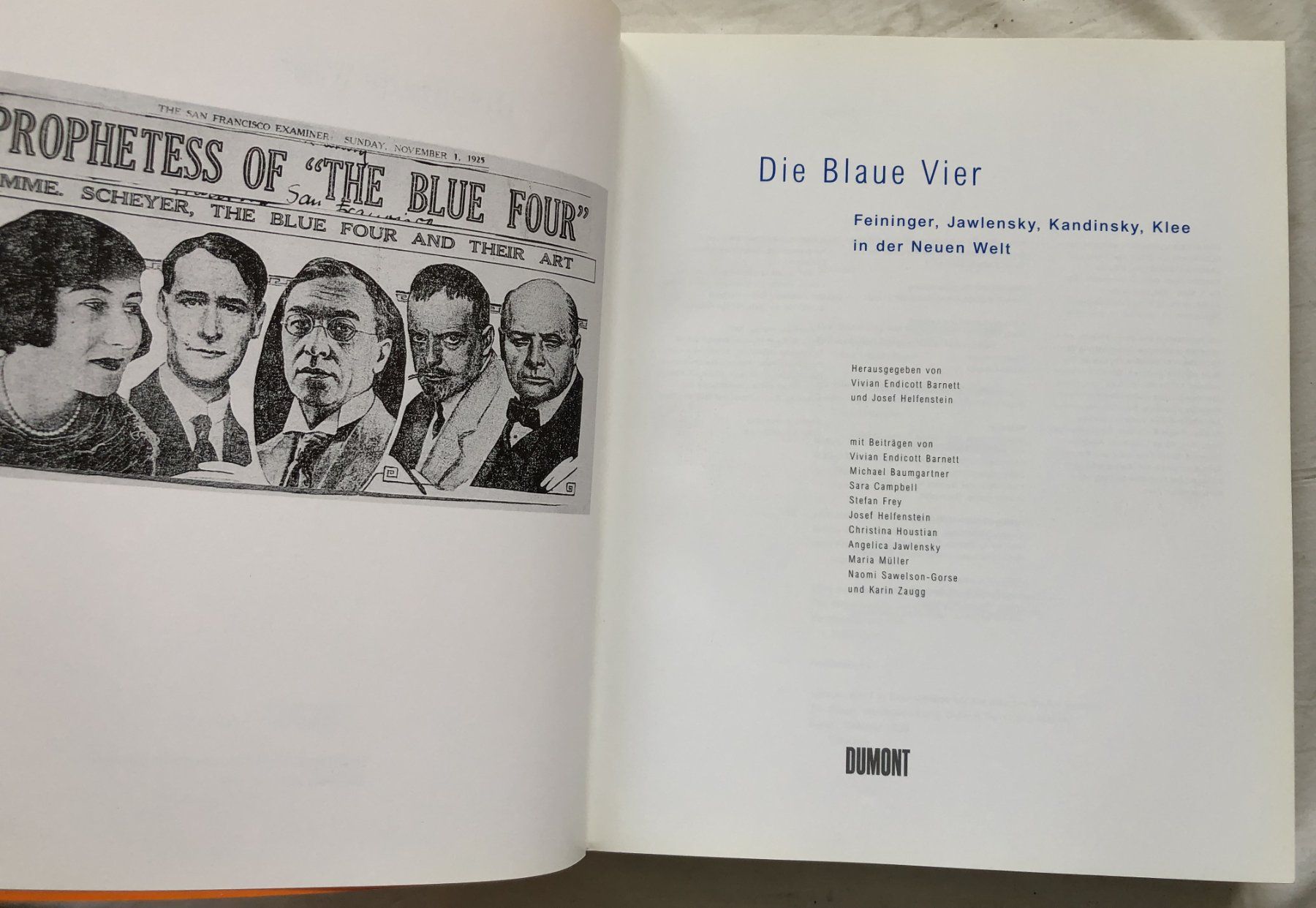 Libri: Die Blaue Vier - Feininger/Jawlensky/Kandinsky/Klee – Usato da Schaffhausen venduto da durruti 2