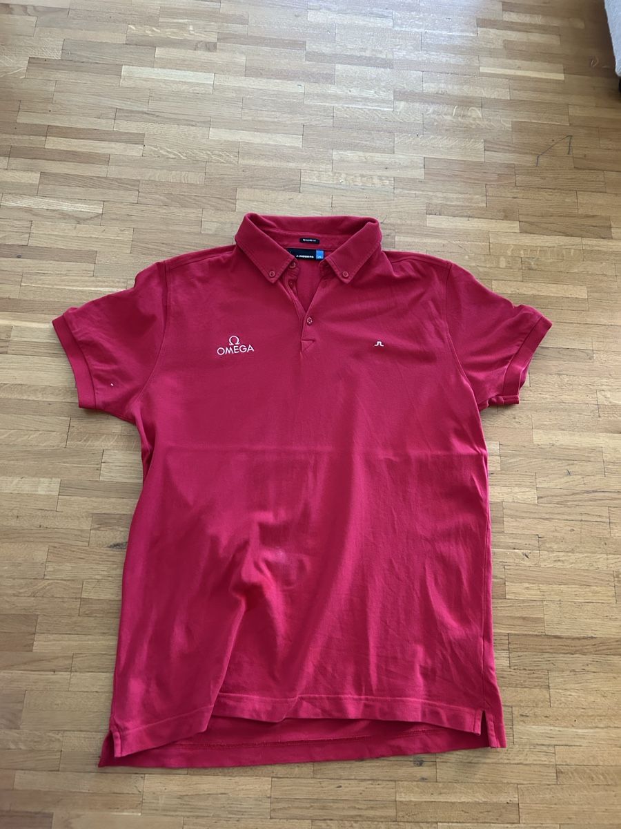 Polo-Shirts: J.Lindeberg, polo coton rouge, taille L – Gebraucht aus Lausanne von lavirgule