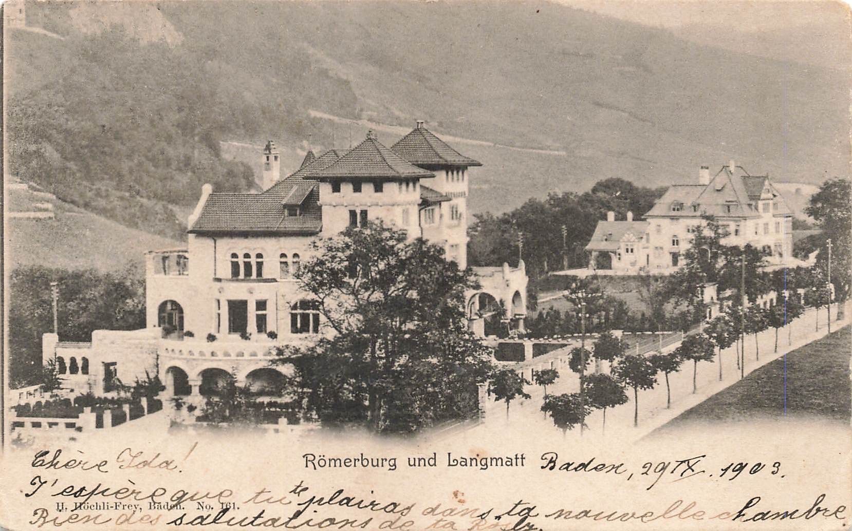 Cartoline postali: Romerburg und Langmatt – Usato da Biasca venduto da Blenio71