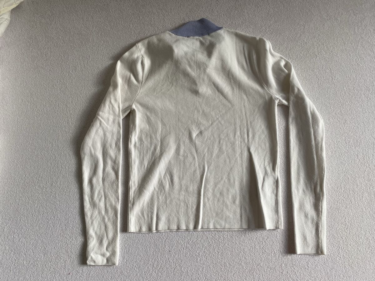 Mango Maglioni & Felpe: Pull Mango taille L blanc/bleu ciel - parfait pour l'été! – Usato da geneve venduto da cey_5ywd 2