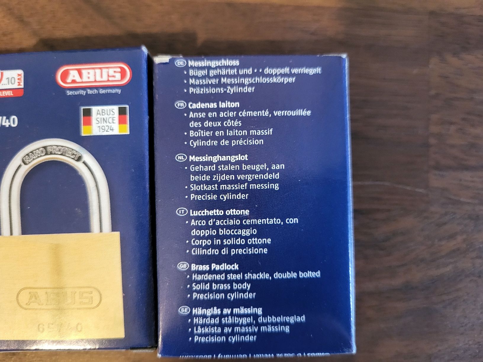 Abus Lucchetti: ABUS Vorhängeschloss 65/40 Messing unbenutzt – Nuovo e nell'imballaggio originale da Riniken venduto da Melanie910 1